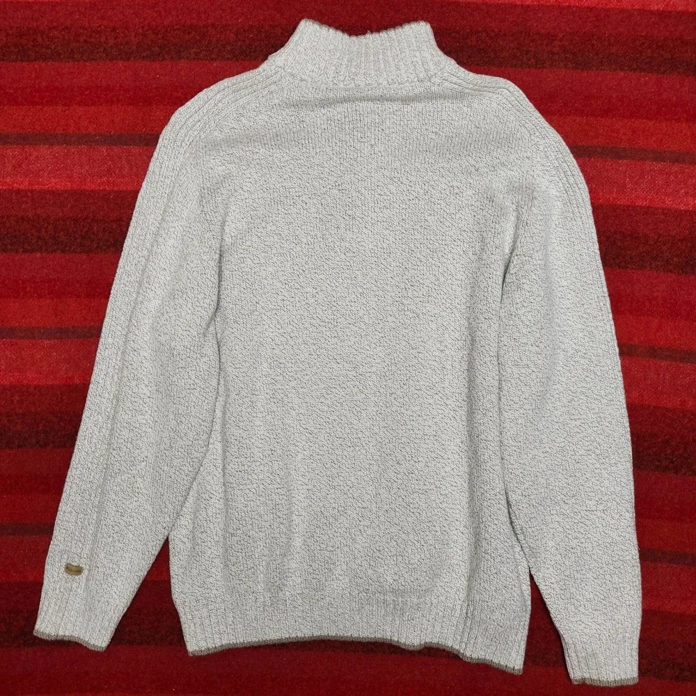 NWT Columbia Mens XL Selleck Canyon Half Zip Sweater Heavyweight Knit Gray